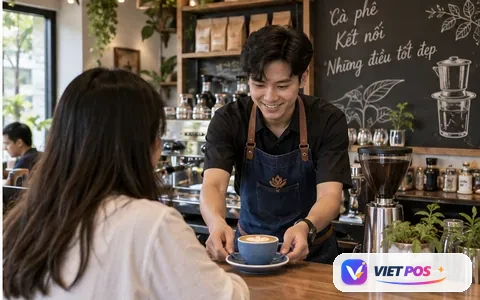 Hình minh họa giải pháp quản lý Quán cà phê