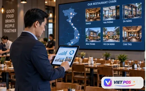 Hình minh họa giải pháp quản lý Chuỗi nhà hàng