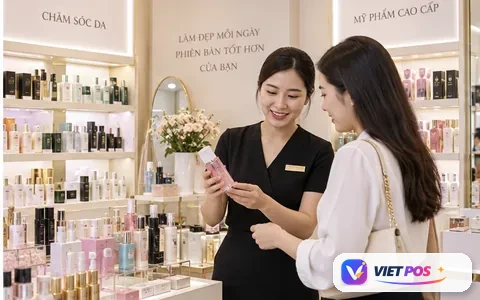Hình minh họa giải pháp quản lý Shop mỹ phẩm