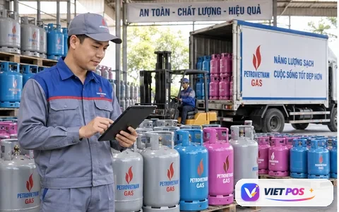 Hình minh họa giải pháp quản lý Phân phối gas