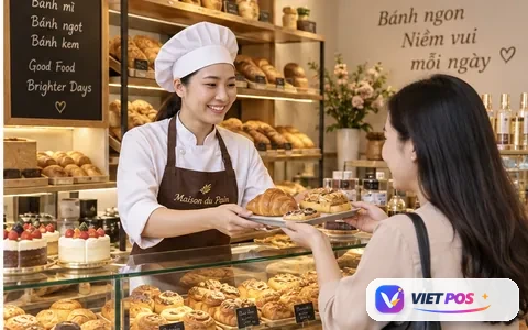 Hình minh họa giải pháp quản lý Tiệm bánh