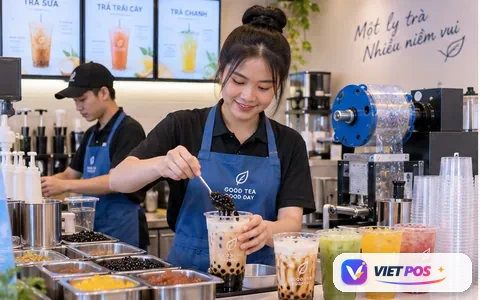 Hình minh họa giải pháp quản lý Trà sữa / trà chanh